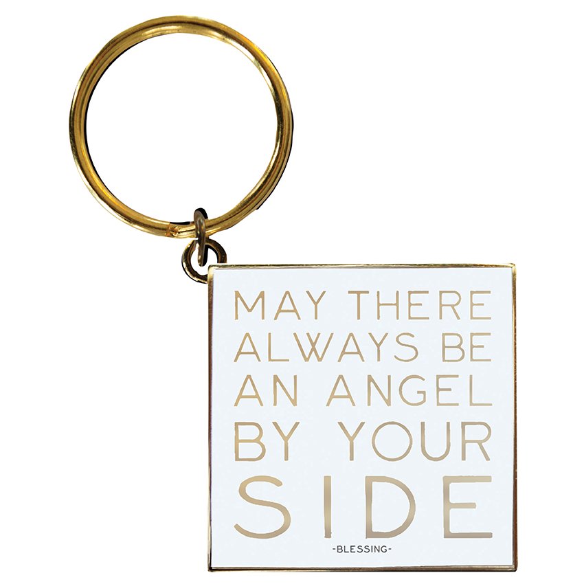 Keychains - KC201 - Angel By Your Side (Blessing) - HER Home Design Boutique